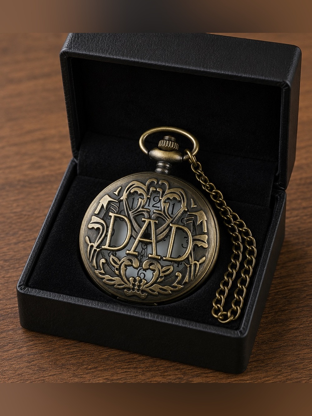 Vintage pocket watch DAD engraved
